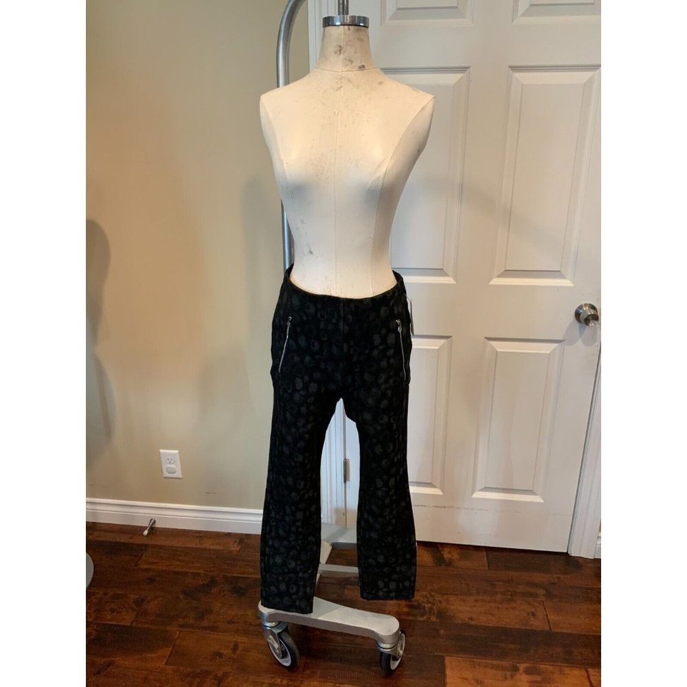 Rag & Bone Black & Gray Splatter Print Skinny Leg Pants, Size 4 Like New! $325